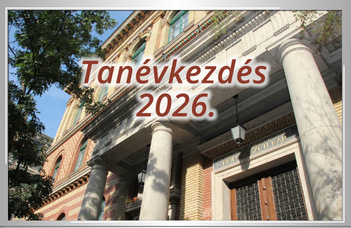 Felvételi és tanévkezdési információk