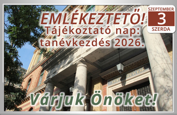 Tájékoztató nap: várjuk Önöket!