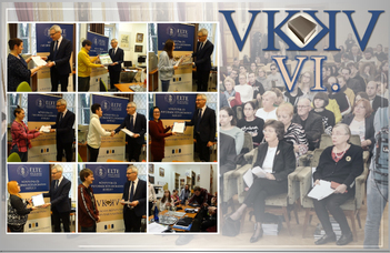 A VKKV6 konferencia szervezésében közreműködők köszöntése